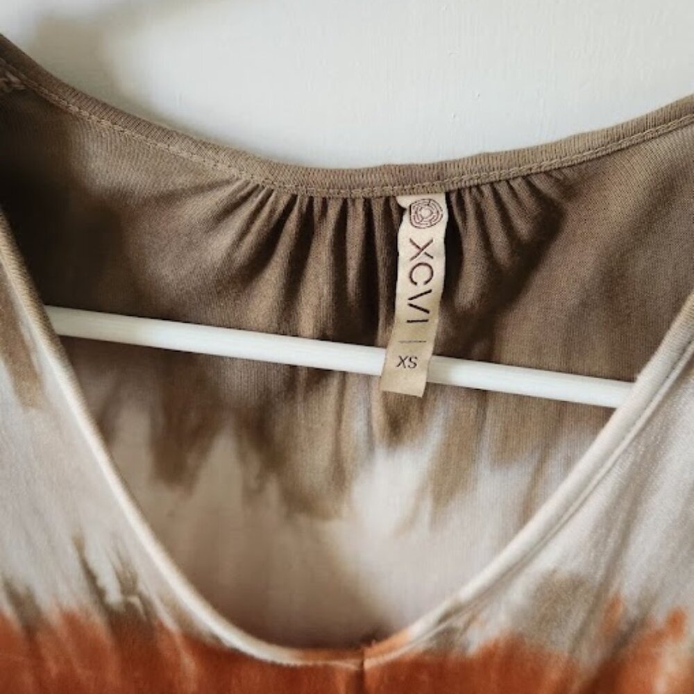 XCVI Ombre Tie-Dye Top - Sunset Colors! - Picture 2 of 3